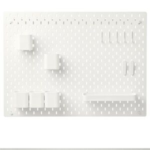 IKEA Skadis white peg board